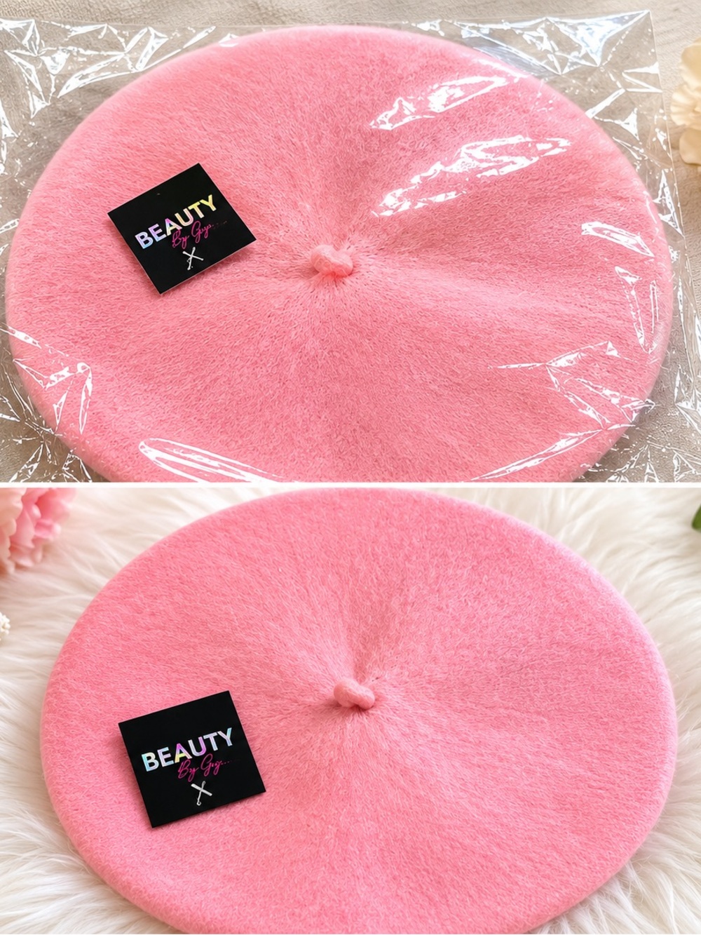 NWT Chic Pink Beret